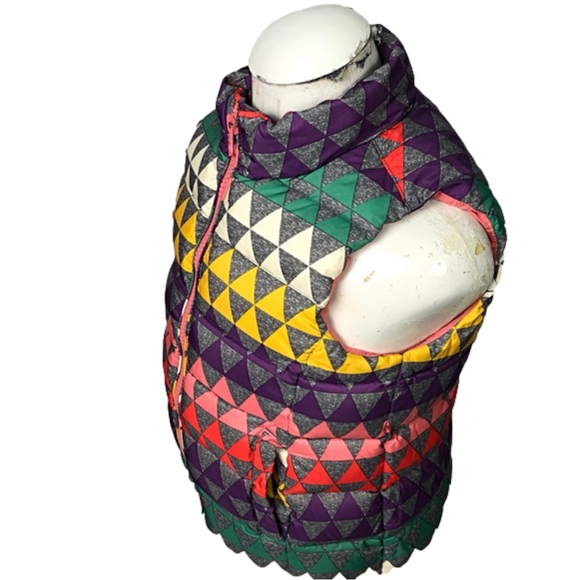 BABY GAP Colourful Sleeveless Filled Coat - Picture 3 of 8